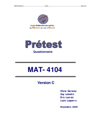 mat 4104 Book
