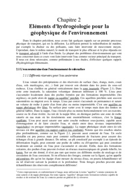 geophysique appliquee a la hydrogeologie Book