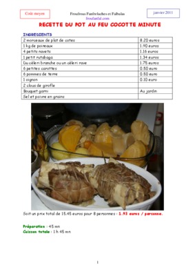recette cocotte venteo saveur Book