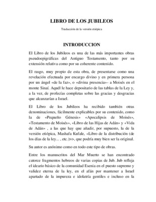 libro de jubileos Book