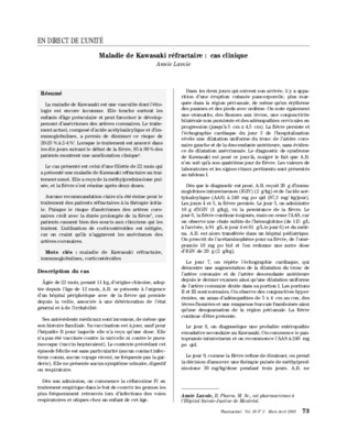 maladie de kawasaki Book
