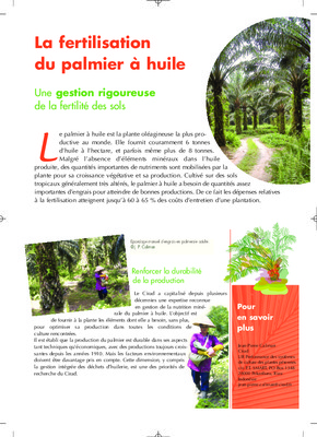 fertilisation palmier Book