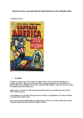 la couverture de captain america Book
