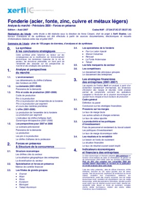 cours metaux fonte Book