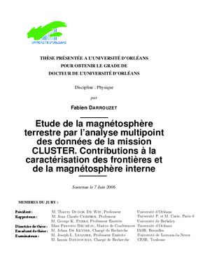 la magnetosphere Book