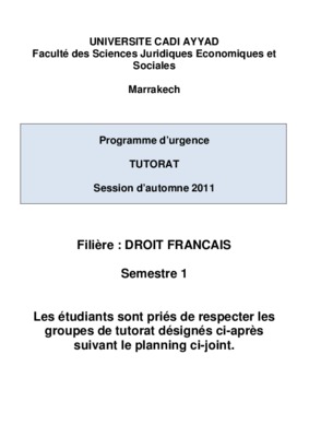 semestre ii droit francais Book