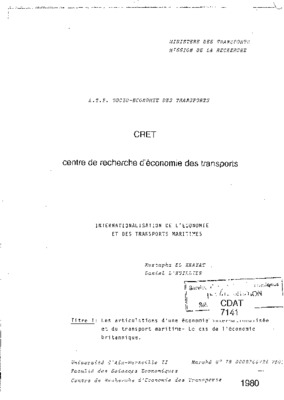 economie maritime Book