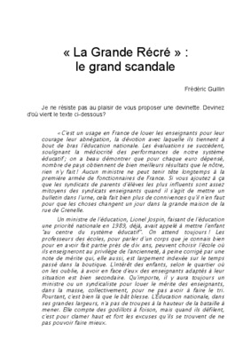 pduc la grande recre Book