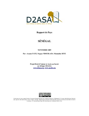 rapport senegal Book