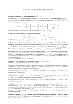mat112 corrige janvier 2011 Book