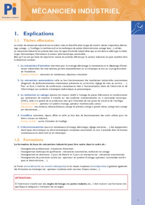 guide de mecanicien industriel Book