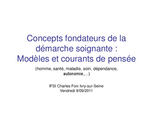 concepts fondateurs raisonnement clinique Book