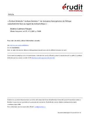 ecrivaines Book