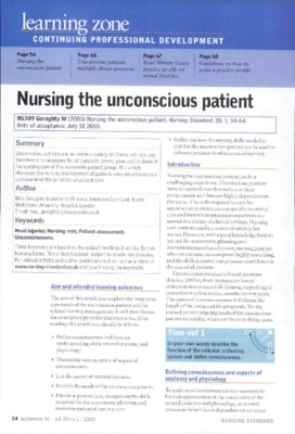liste patient nursing Book