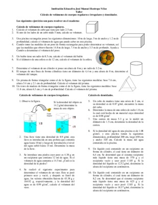calculo de volumenes de agua en melon Book