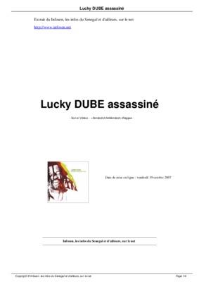 the way it is de lucky dube Book