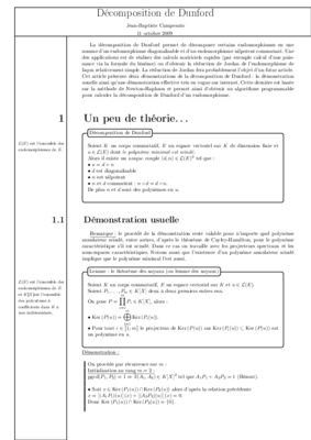exemple de decomposition de dunford Book