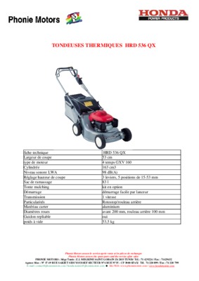 thermiques tondeuses Book