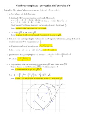 exercice 5 chapitre1 complexes Book