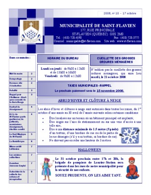 saint flavien Book
