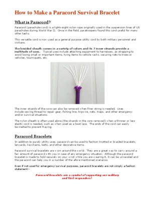 paracord Book