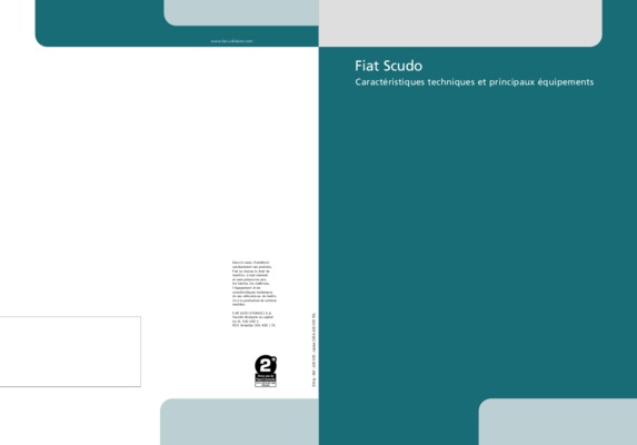 par chocfiat scudo 2004 2006 Book