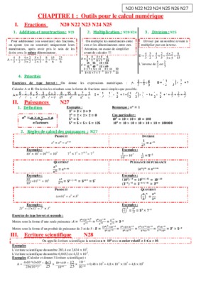 chapitre 1 outils pour le calcul Book