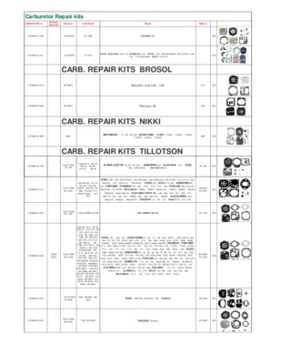 solex 30 paai carburetor repair kit Book