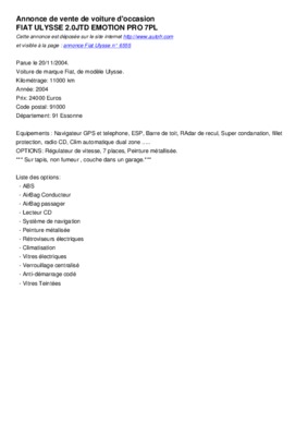 motore fiat ulysse Book