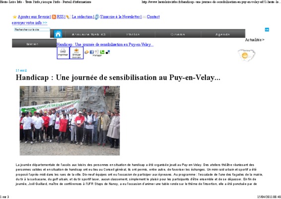 invitation journee de sensibilisation Book