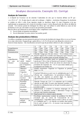 preparation au capes corrige seies Book
