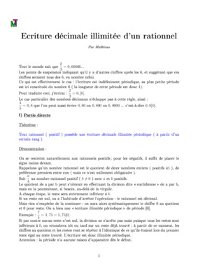 numeartion decimale Book