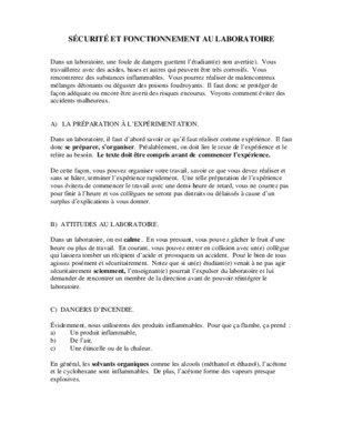 iso de securite dans laboratoire Book