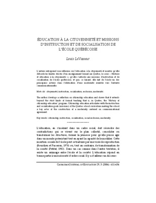 education et instruction Book