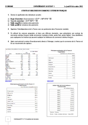 entrainement a l_examen economie Book