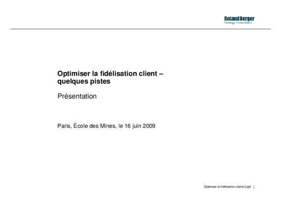 questionnaire de la fidelisation client Book