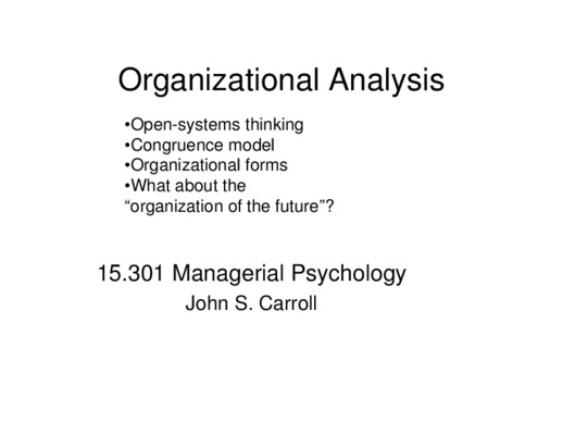 organizational Book