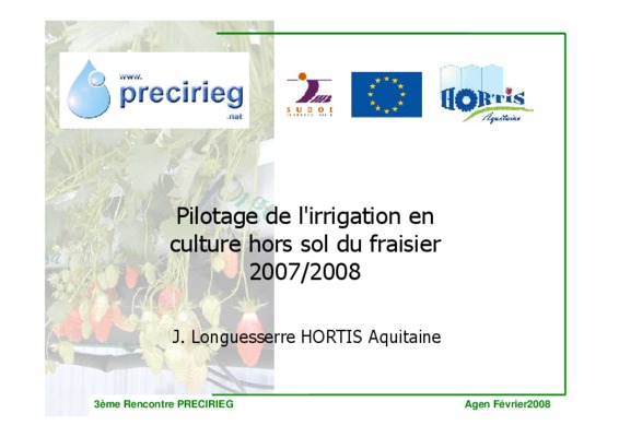 culture hors sol du fraisier Book