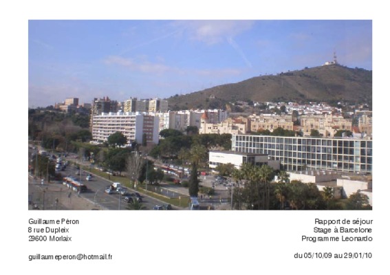 ef barcelone rapport de stage Book