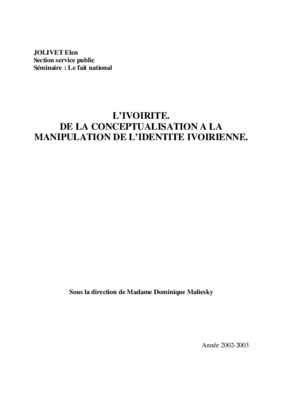ivoirite Book