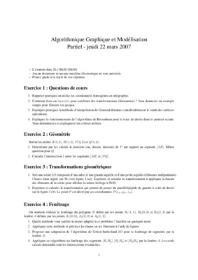 corriges du partiel du jeudi 23 mars Book