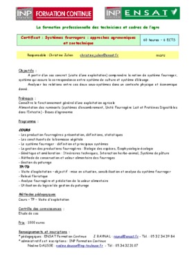systeme fourrager Book