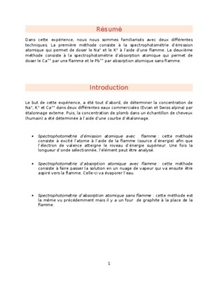 methode spectrophotometrie absorption atomique Book