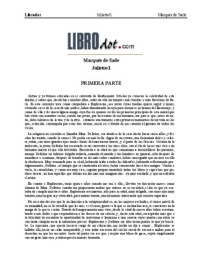 marques sade Book