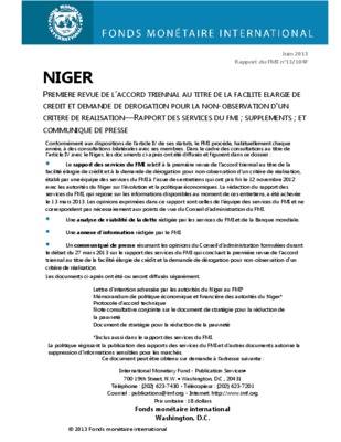 cgi niger 2013 Book