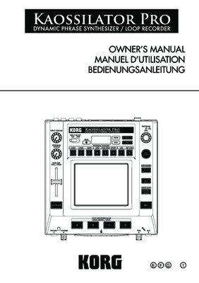 kaossilator Book
