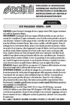 piaggio vespa et4 125 1999 Book