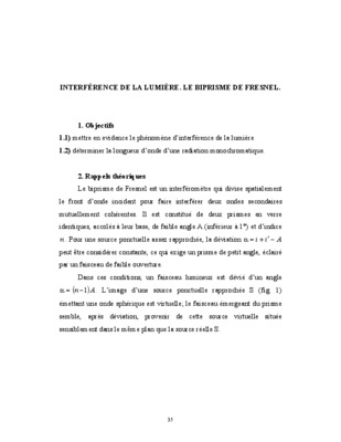biprisme de fresnel Book