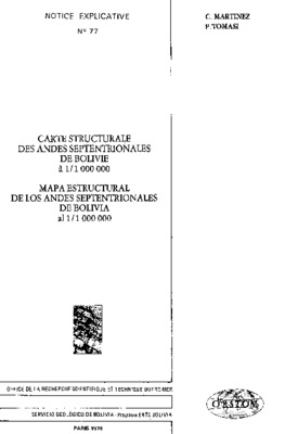 carte structurale de bizerte Book