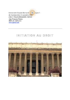 initiation en droit exercices corrige Book